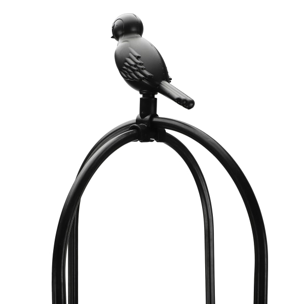 Spetsad klätterväxtblomställ - vit (diameter 25cm hög 180cm, tillbehör: fågelhuvud*1+båge*2+kort stång*12+lång stång*4+cirkel*4)
