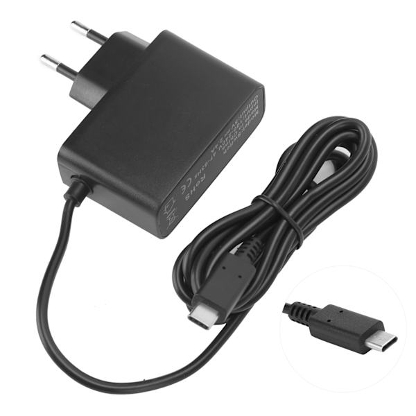 100‑240V Värdladdare Laddningskabel 5V Ström AC-adapter Strömförsörjning för Switch