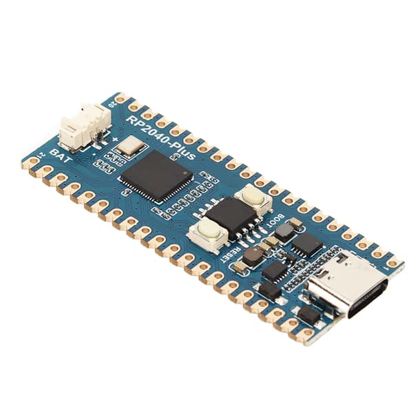 RP2040 Mikrokontrollerkort Dual Core ARM Cortex M0+ Prosessor Støtter C C++ Python Raspberry Pi Pico Modul