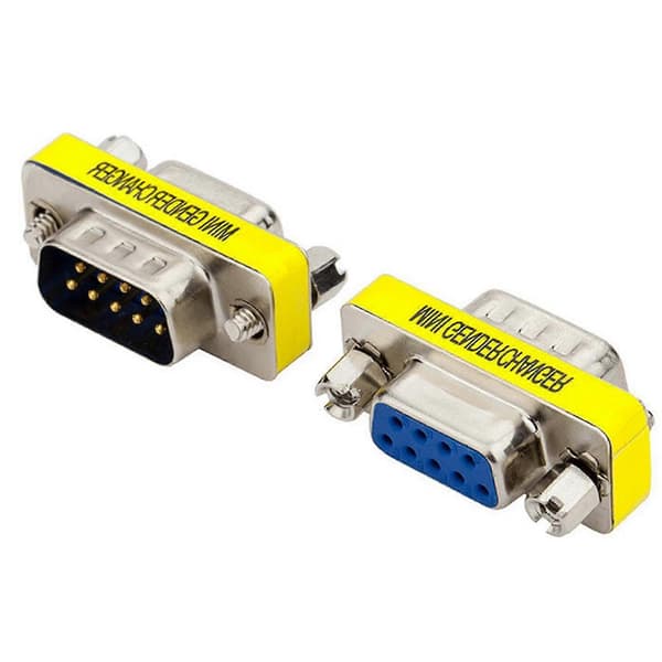 Db9-adapter Db9 hann til hunn seriell port til hull 9-pinners Vga-kabel
