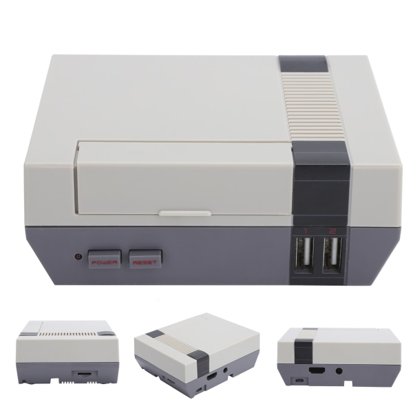 Retro Vintage -pelikonsolin kuori Raspberry Pi 2/3/B+ -laitteille, tuulettimen ja jäähdytyselementin kanssa, ABS-muovia PCB-levylle