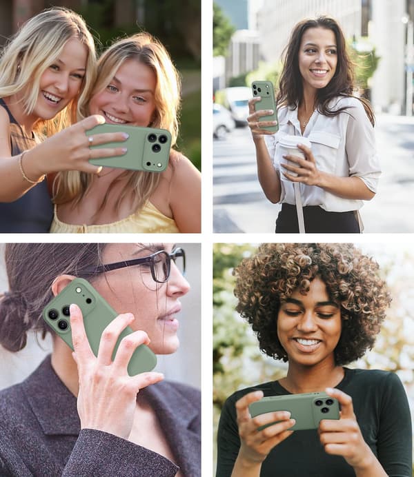【bt02】Ultra Thin MagSafe Case for iPhone 17 Pro - Soft Silicone, Lime Green iPhone 17 Pro iPhone 17 Pro Vert calke