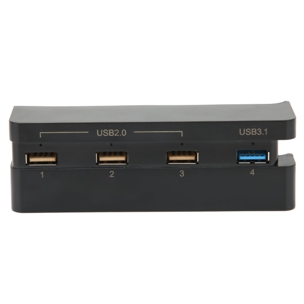 USB Hub High Speed ​​4 Port USB 3.1 2.0 USB förlängningsladdare för PS4 Slim Gaming Console