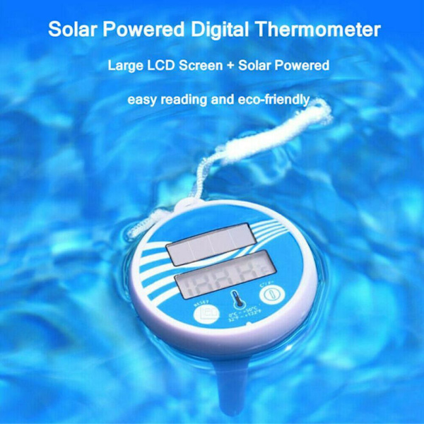 1 st solcellspooltermometer vit 1