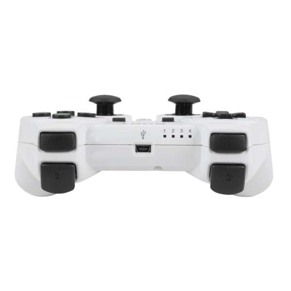 Trådløs Bluetooth Gamepad Spilkonsol Fuldt udstyret Spilhåndtag Til PS3 (Hvid)