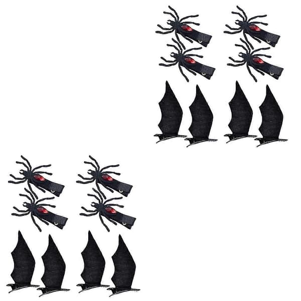 Halloween-hiusklipsit, hiustarvikkeet lapsille, 8 parin setti