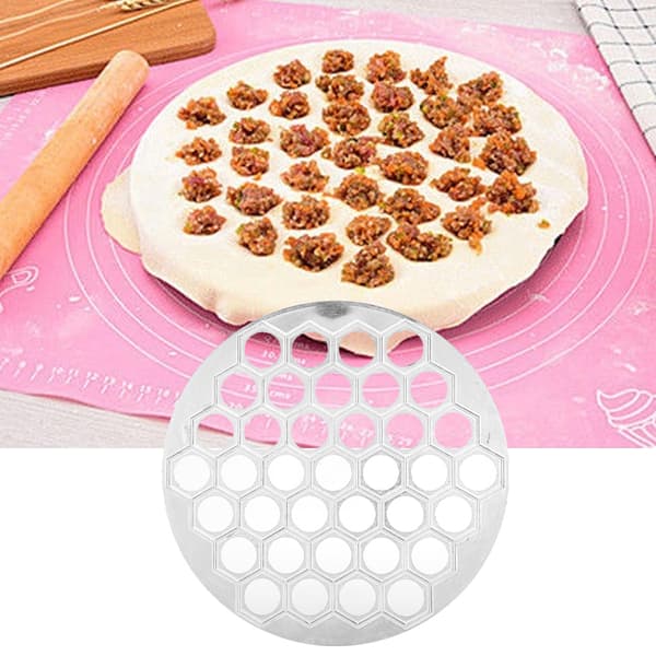 Hushåll DIY Aluminiumlegering Dumpling Maker Köksredskap Silver