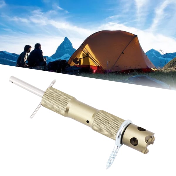 Alumiiniseoksesta valmistettu matkahälytin Camping Trip Wire -hälytyslaite Varhaisvaroitusturvajärjestelmä leirintäalueen turvallisuuteen