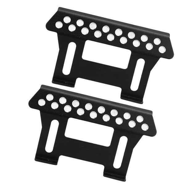2 stk. Metal Side Step Sliders til Axial SCX10 1/10 RC Køretøjer Sort
