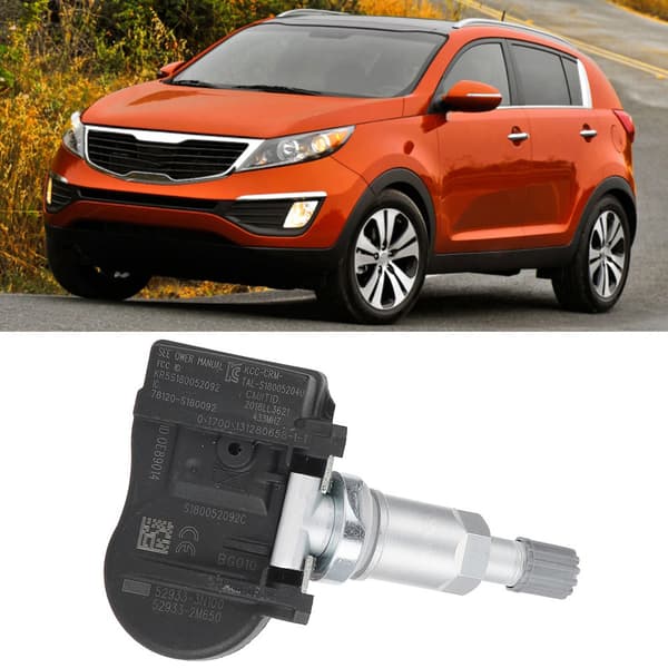 4stk Bil TPMS Däcktrycksövervakningssensor Passar Hyundai Kia 529333N100