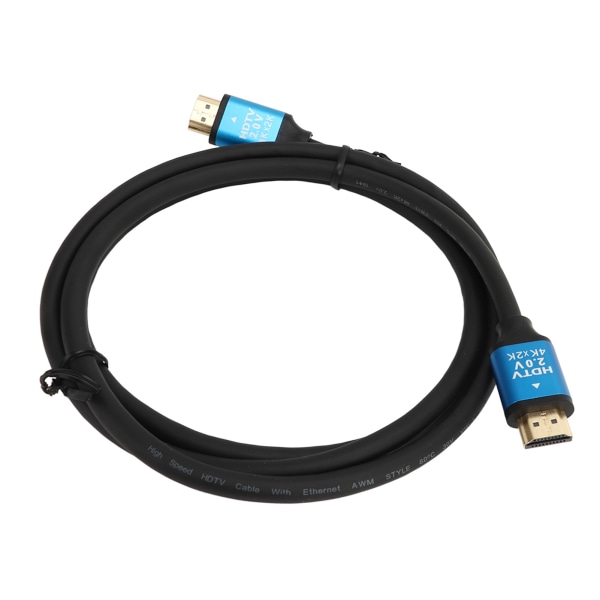 HD Multimedia Interface-kabel 4K PVC Aluminiumlegering Hög Definition Multimedia Interface-sladd för TV PC Dator Bärbar Blå 5m / 16.4ft