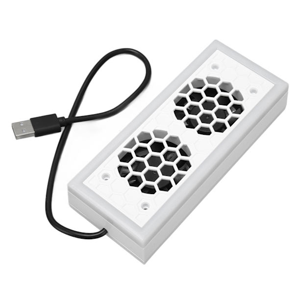 Spelkonsolkylare med Justerbar RGB-belysning, Dockningsstation med 2 Extra USB-portar för XBOX Series S