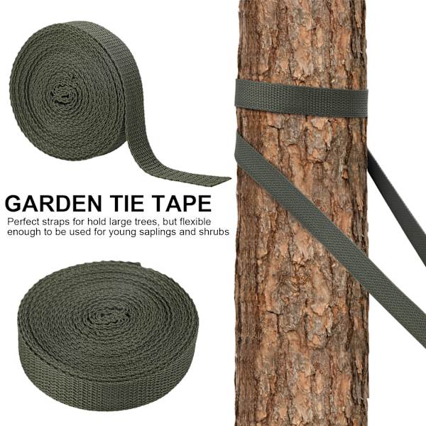 (1 rulle/militærgrøn specifikation: 2,5 cm * 20 m pakkestørrelse: 32 * 27 * 3 cm) Multifunktionel nylonflettet tape