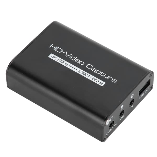 HDMI 4K Capture Card USB 3.0 Live Streaming Loop Out Videooptager