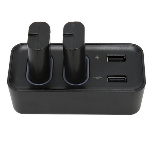 Kontrollbatteripaket 2 st 800mAh Uppladdningsbara Batterier med USB-Laddningsstation för Xbox One X S-serien