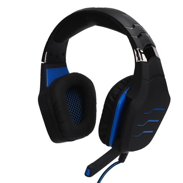 Gaming Headset med Mikrofon LED-lys for PC Laptop Dataspill