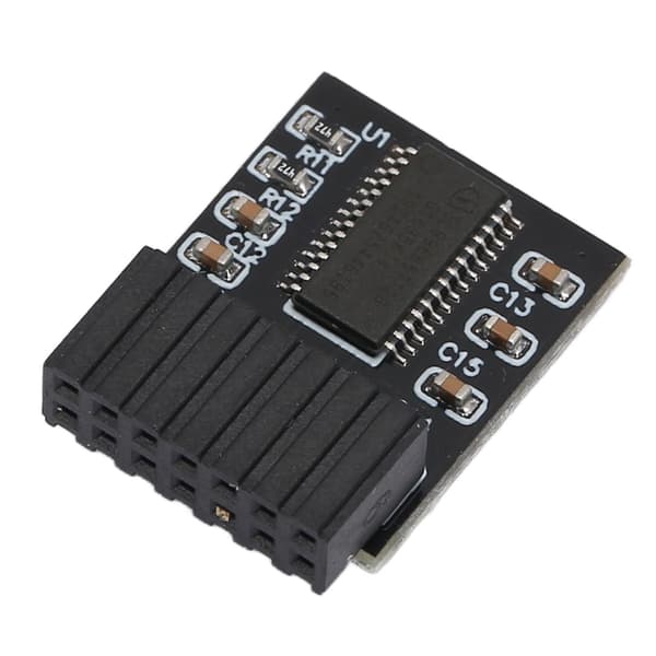 14Pin TPM 2.0 SPI-modul för Windows 11 Moderkort Hög Säkerhet Tåligt Material