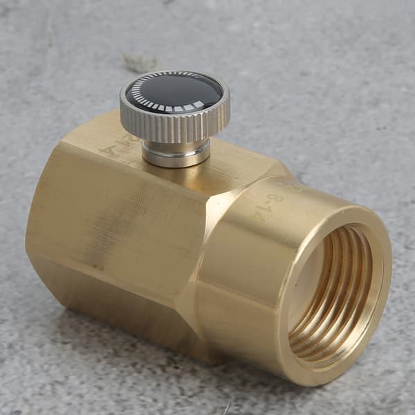 Mini messing G1-2 til W21.8-14 sodavandsventiladapter til SodaStream