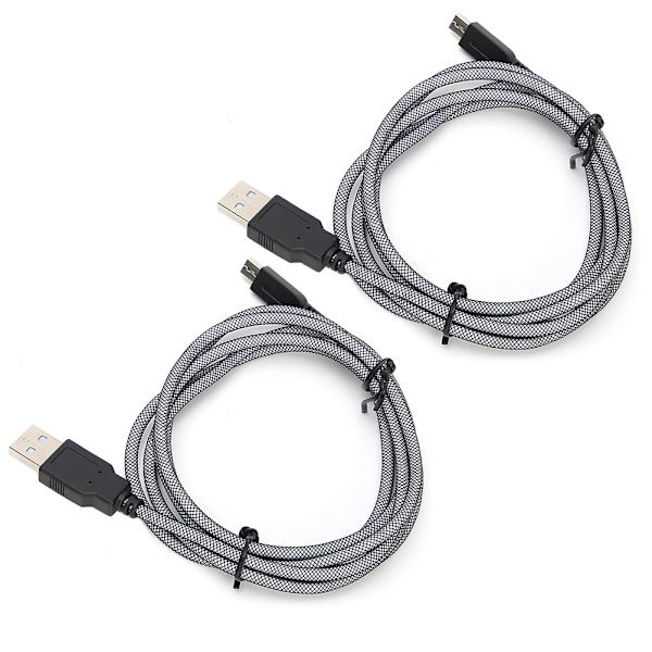 2 st 1,5 m PVC värd Micro USB laddningskabel Hållbar passform för Nintendo New 3DSXL NDSi 2DS