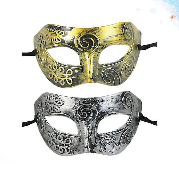 2 stk. Maskerade masker for menn