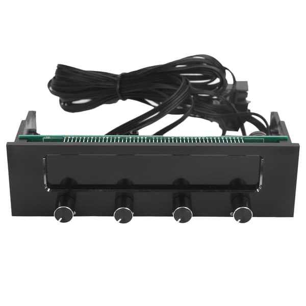 STW 6041 4-kanals CPU-blæsercontroller Frontpanel LCD-skærm Multifunktionel