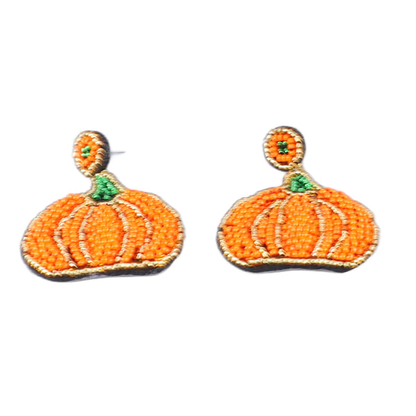 Vintage græskar øreringe Fashion Udsøgte håndlavede Drop Dangle øreringe til Halloween Party Daily