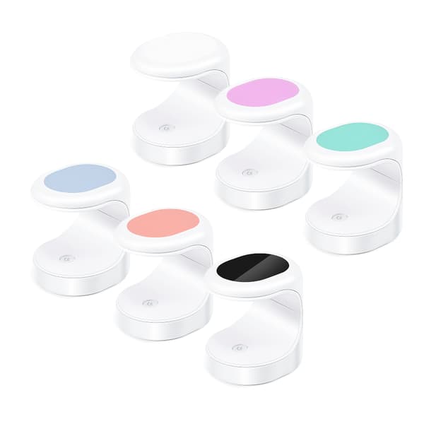 [02]16W UV LED-lampe Neglekunst Tørrelampe Mini Bærbar White