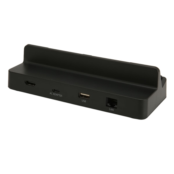 Konsol TV Dock 4K HD Multimedia Interface Konverter Oplader HUB med Gigabit Ethernet Port til Switch OLED