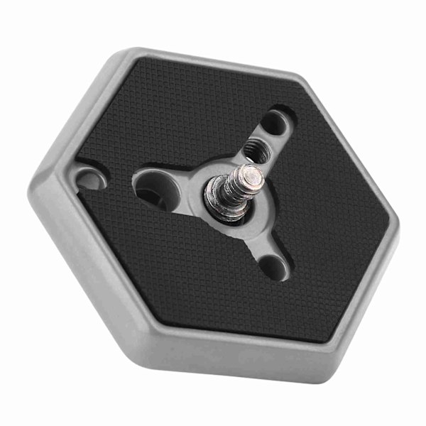 Hexagonale Hurtigudløsningsplader med 1/4\" Skrue til 030-14 RC0 og 3063 Fotostudietilbehør
