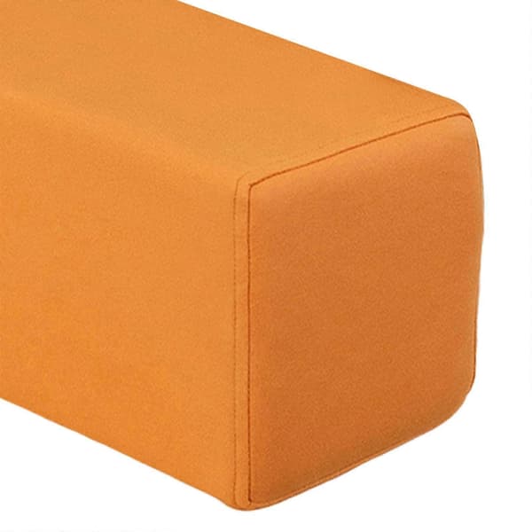 【bt02】Sofa Armlene Pute Sofa Armlene med Avtakbart Vaskbart Putetrekk Korsrygg Orange