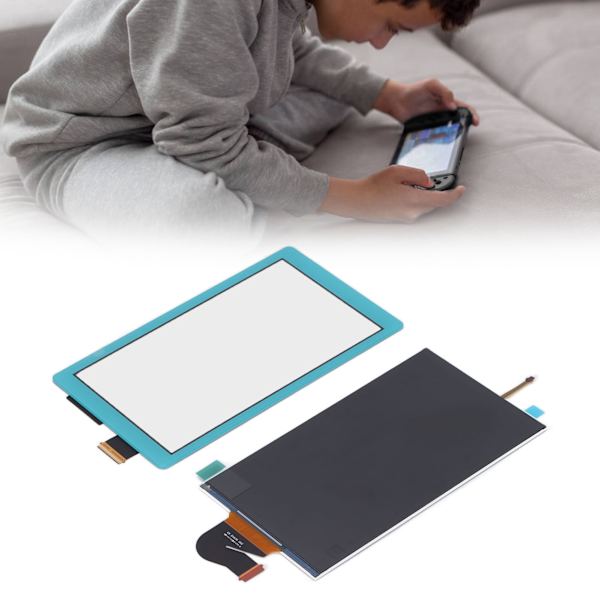 Ersättnings-LCD-skärm för Switch Lite Hållbar ersättnings-LCD-skärm Reparationsdelar för Switch Lite Blå
