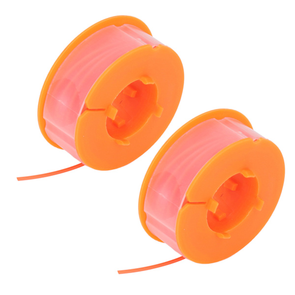 2 stk. Grasklipperspoletråd Nylon Trimmer Tilbehør Utskifting Passer for BOSCH ART 30 ART 30FA Oransje