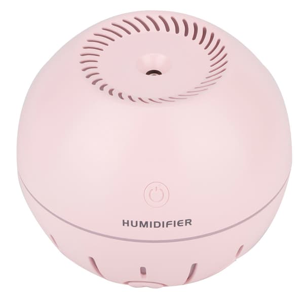 Mini Ball LED nattlys USB luftfukter rosa