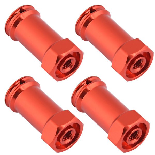 12mm Hjulhexnav 25mm Förlängningsadapter för Traxxas Slash 4X4 1/10 Lastbil (12*25mm, Röd)