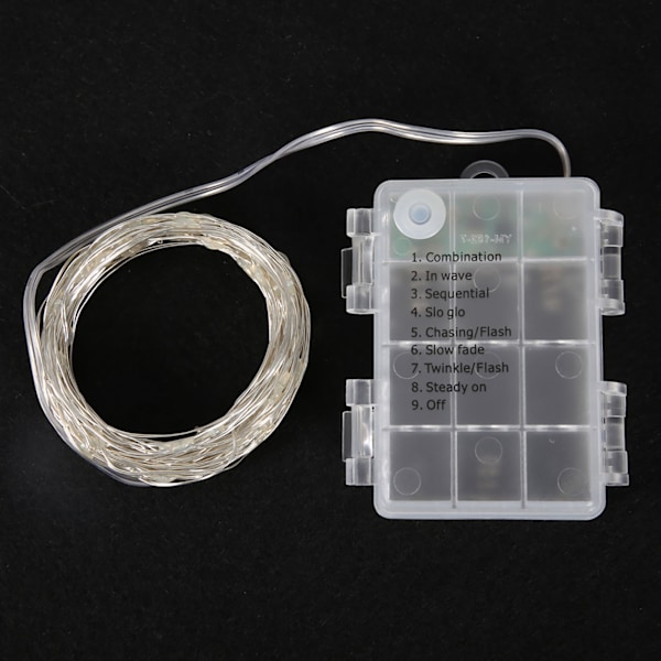 Vattentäta USB-Fairy Lights med Fjärrkontroll - 6m/19.9ft Blå LED Koppartråd