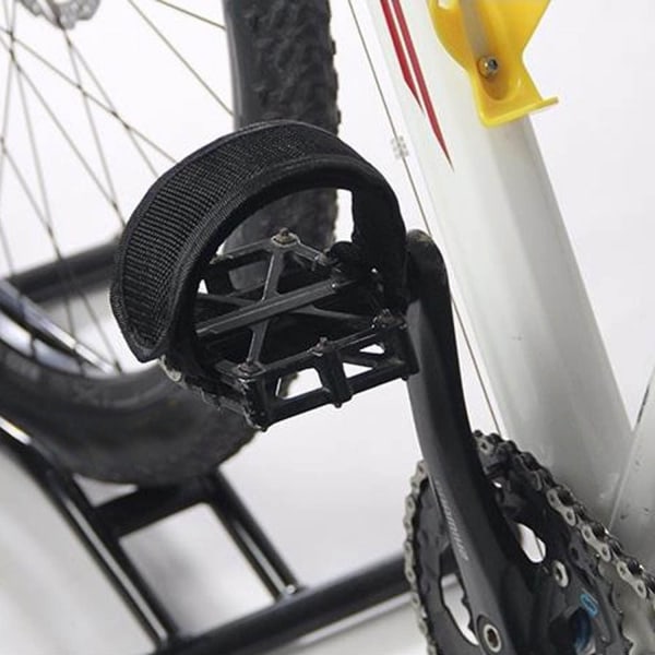2 stk sykkelpedalstropper, universelle sykkelpedalklemmer, sykkelpedalstropper med fast utstyr, sykkeltilbehør