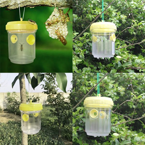 Getingfälla Hängande Getingsfångare Getingsdödare Återanvändbar Bifångare för Getingar, Humlor, Insekter, Fruktflugefångare
