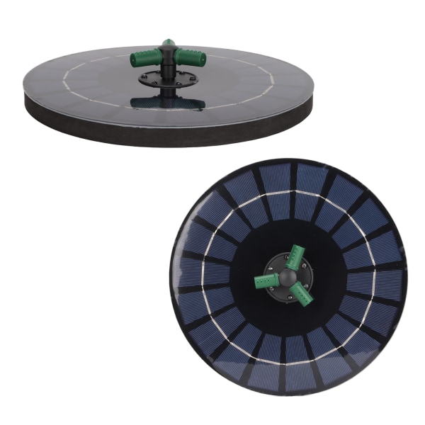 LED RGB Solar Fountain Damm Pump Flytande vattenpump Landskap Fontän Pump för trädgårdsdekoration- W