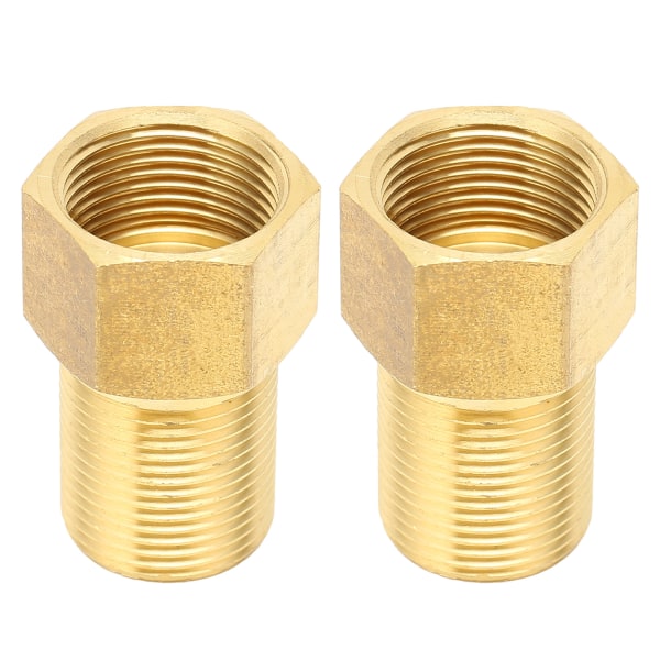 2 stk G3/4 Hage Slange Adapter Messing Joint Connector Rørtilbehør for Hagevanning 50mm