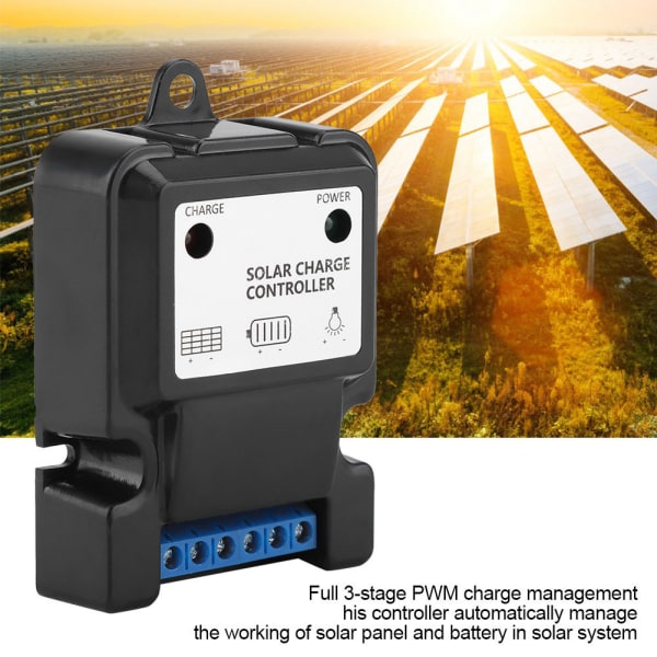 PWM Intelligent Solenergi Regulator Opladnings- og Afladningsmaskine Controller 3S6V/12V3A