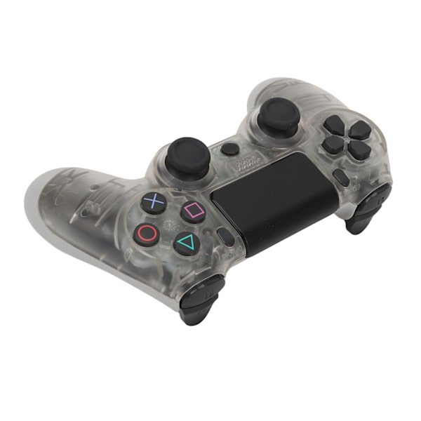 Fjernbetjening Joystick Gamepad Følsomme Knapper Ægte Vibration Forhindrer Glidning Trådløs Spilkonsol til Computer Telefoner Transparent Grå