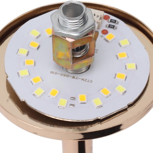 30 stk. Fjeder Dekorativ Bordlampe - USB Genopladelig, Touch Kontrol, Kamelfarve, Indbygget Batteri