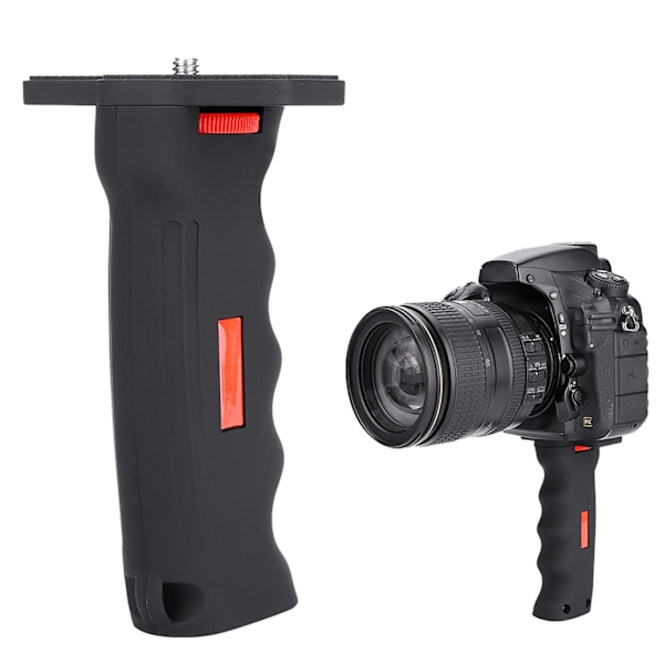 Portabel 1/4' Skruvförlängning Handgrepp för Canon & Nikon Kameror