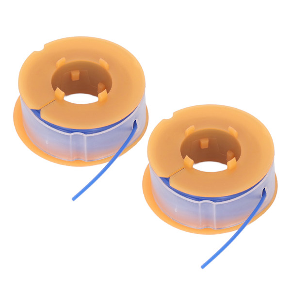 2 stk. Grasklipperspoletråd Nylon Trimmer Tilbehør Utskifting Passer for BOSCH ART 30 ART 30FA Blå