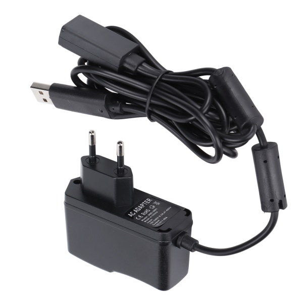 USB til AC-adapter Høy følsomhet AC-adapter Konverter strømledning for Xbox 360 Kinect Sensor EU-plugg 100‑240V