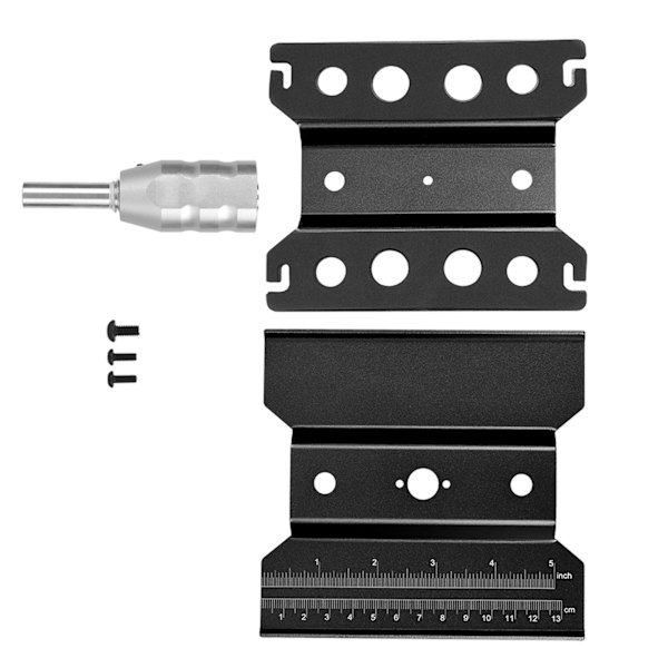 Rotationsreparationsplattform Arbetsställ för 1/8 1/10 RC-modellbil (Svart)
