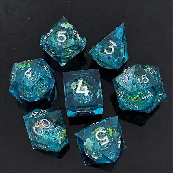 Harts terning kviksand til DND terninger Coc løbegruppe terninger Dnd Cthulhu polyeder løbegruppe brætspil DND terninger B