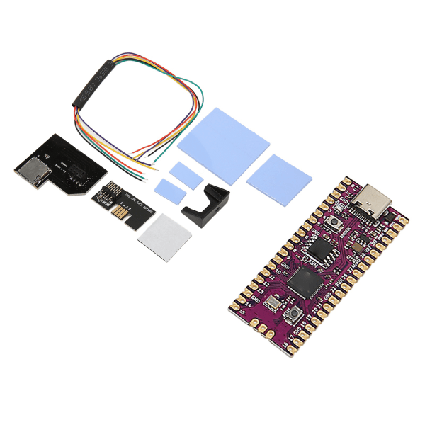 for RasPi Flexible Microcontroller Board Dual Core 264KB ARM Cortex M0+prosessor med SD2SP2 Pro Micro Storage Card Adapter
