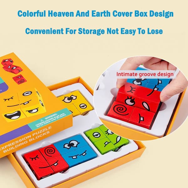 Double-sided Face-changing Emoji Rubik's Cube Educational Toys