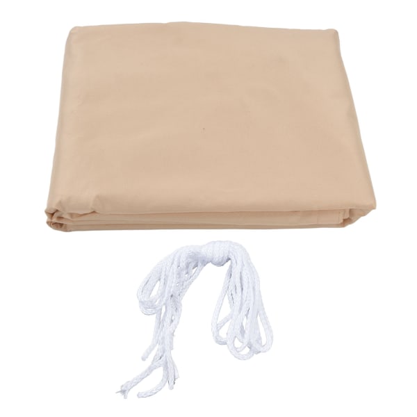 Solskydd 2x3m Fyrsidig Beige Slitstark Hållbar Polyester Vattentät Brett Användbar Bärbar Lätt Solsegel